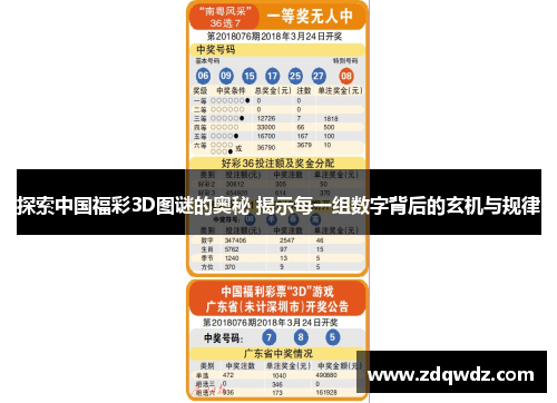 探索中国福彩3D图谜的奥秘 揭示每一组数字背后的玄机与规律