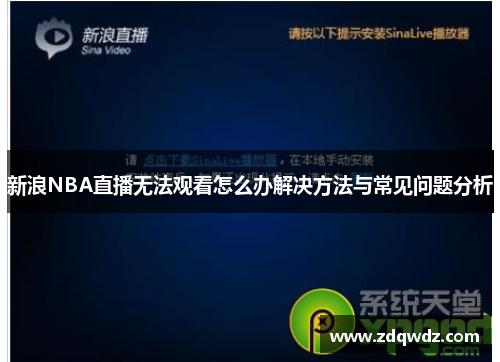 新浪NBA直播无法观看怎么办解决方法与常见问题分析